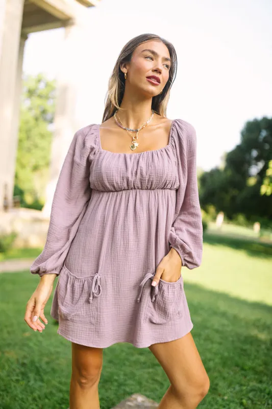 Veronica Lavender Mini Dress FINAL SALE made by Timing