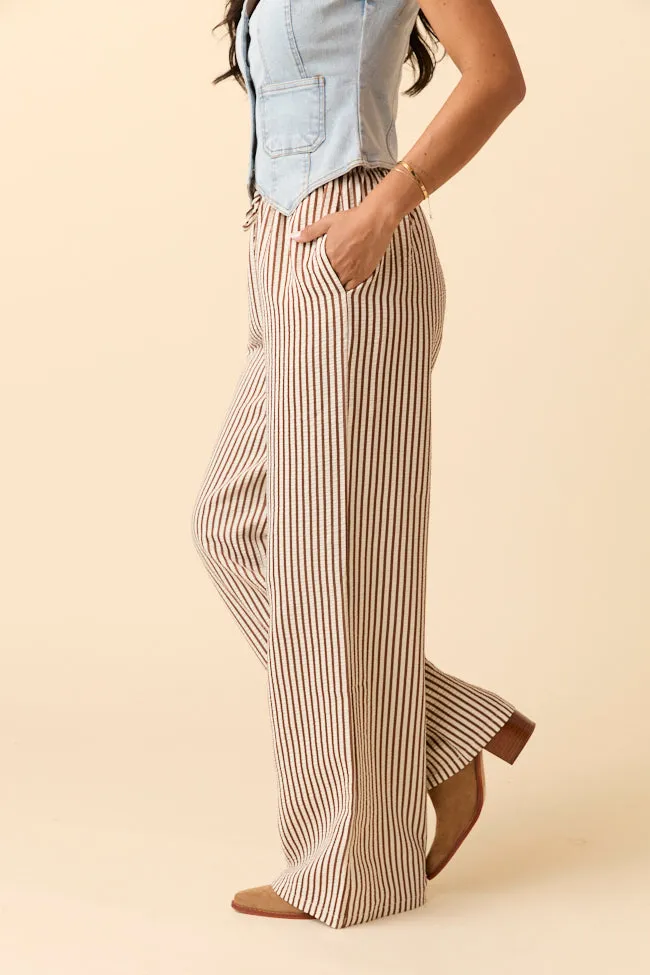 Amanda Brown Textured Striped Pants sold by Pink Lily product image thumbnail 3