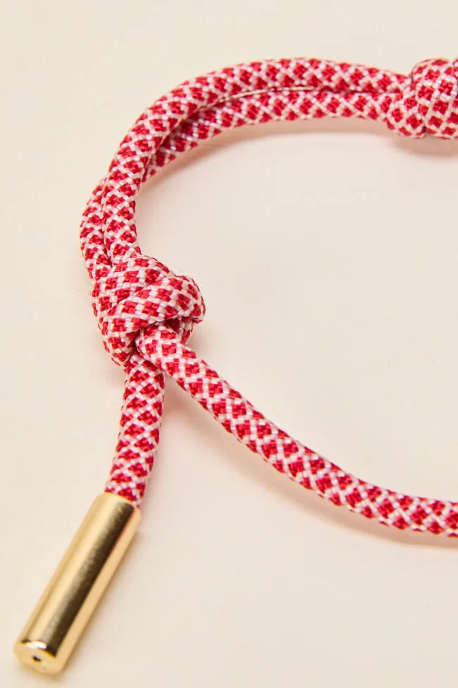 University Red Cord Bracelet FINAL SALE sold by Pink Lily product image thumbnail 3