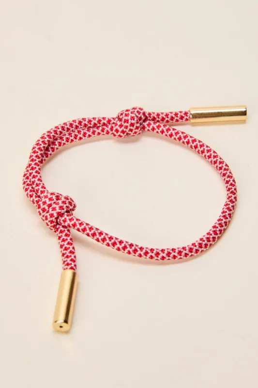 University Red Cord Bracelet FINAL SALE sold by Pink Lily