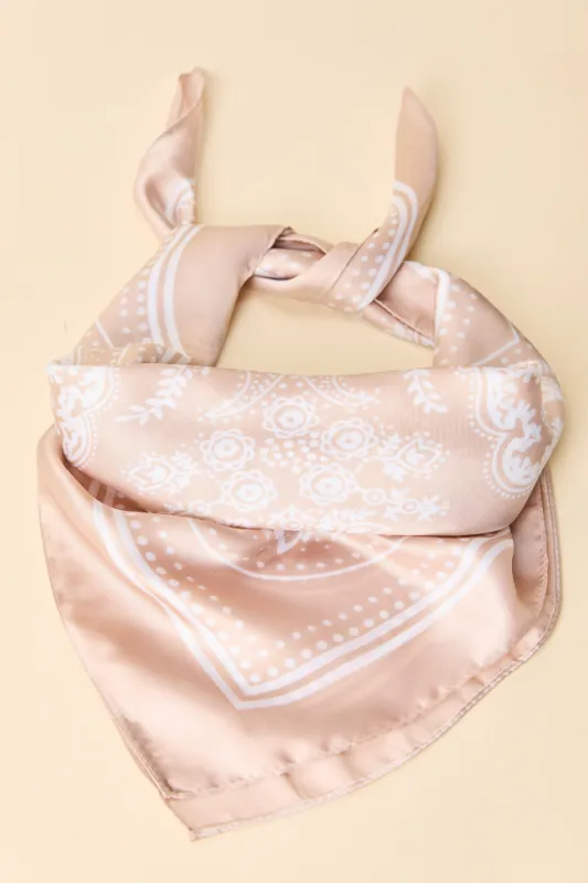 Rhea Tan Bandana sold by Pink Lily