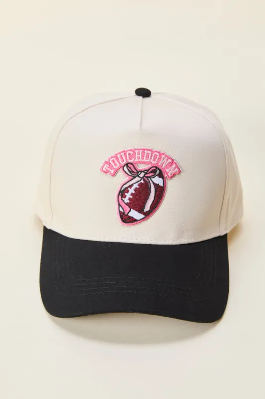 Touchdown Black Trucker Hat FINAL SALE sold by Pink Lily