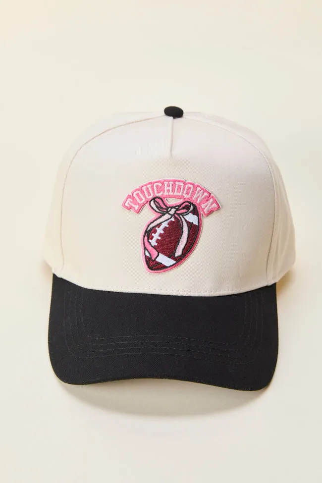 Touchdown Black Trucker Hat FINAL SALE sold by Pink Lily