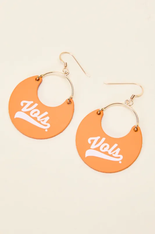 Nina University Of Tennessee Vols Earrings FINAL SALE sold by Pink Lily