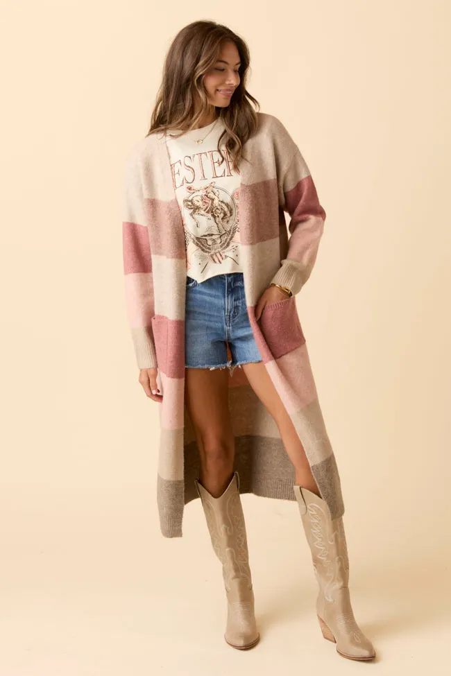 Hollis Stripe Maxi Cardigan sold by Pink Lily product image thumbnail 2