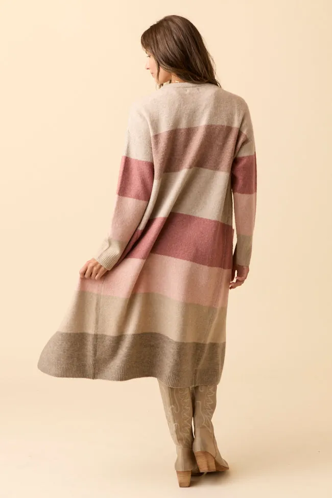 Hollis Stripe Maxi Cardigan sold by Pink Lily product image thumbnail 4