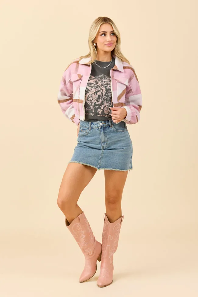 Finley Pink Plaid Jacket FINAL SALE sold by Pink Lily product image thumbnail 3