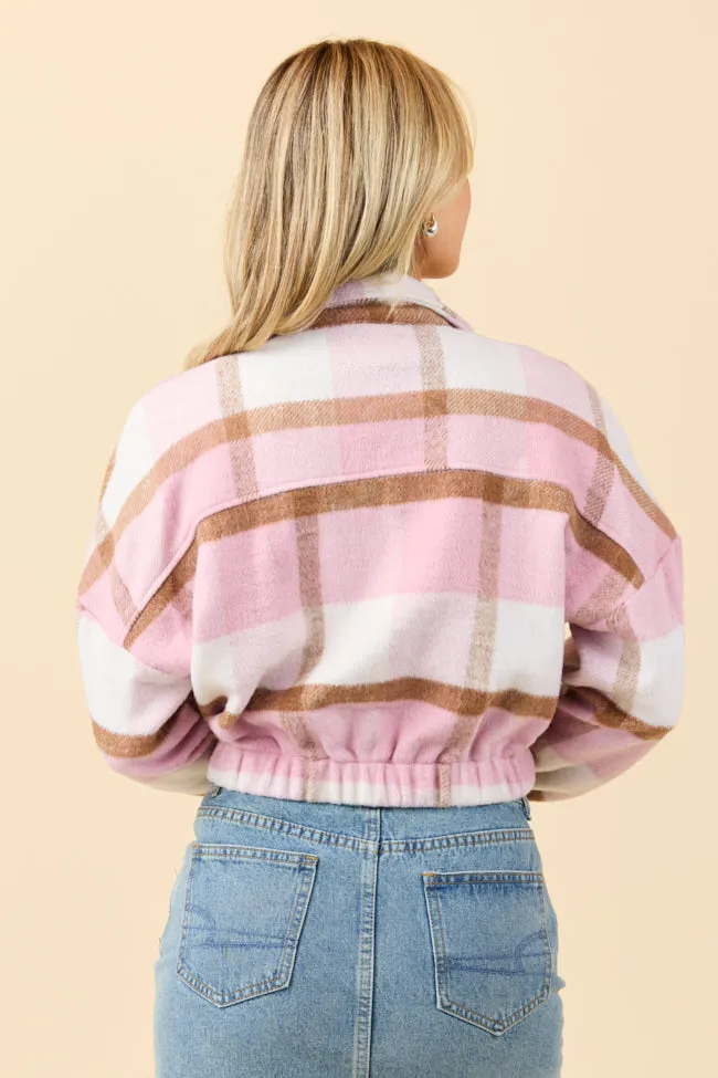 Finley Pink Plaid Jacket FINAL SALE sold by Pink Lily product image thumbnail 5
