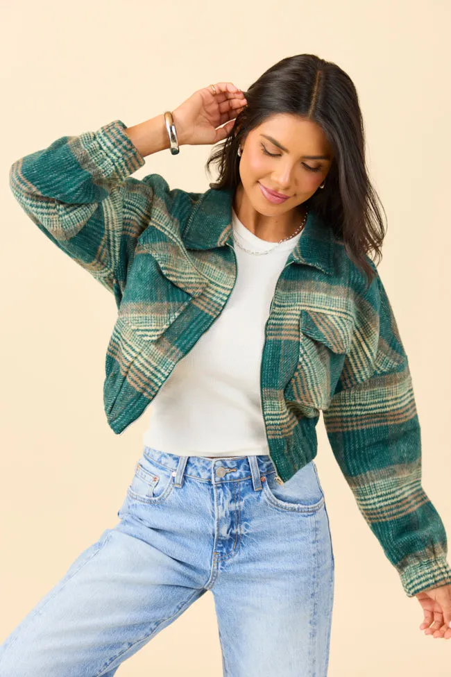 Finley Green Plaid Jacket SALE sold by Pink Lily product image thumbnail 3
