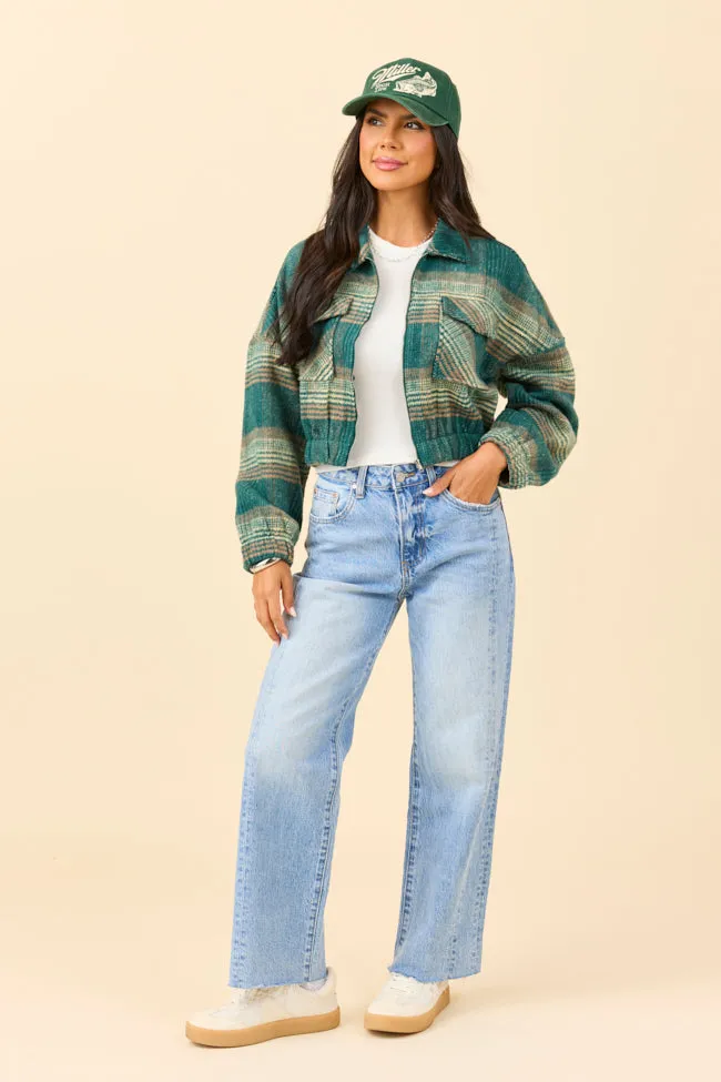 Finley Green Plaid Jacket SALE sold by Pink Lily product image thumbnail 2