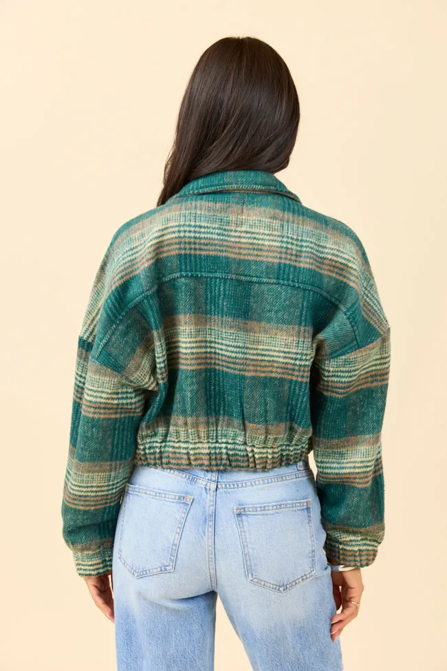 Finley Green Plaid Jacket SALE sold by Pink Lily product image thumbnail 5