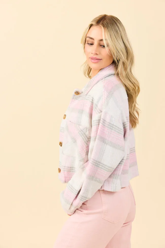 Gretchen Pink Plaid Jacket FINAL SALE sold by Pink Lily product image thumbnail 3