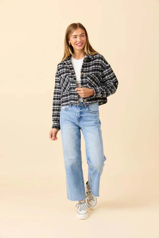Gretchen Black Plaid Jacket FINAL SALE sold by Pink Lily product image thumbnail 3