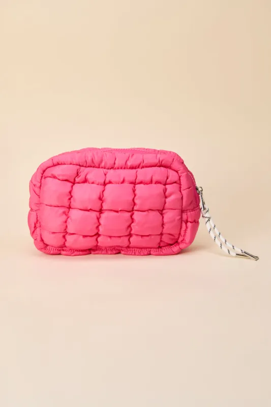 Haylie Pink Quilted Mini Bag SALE sold by Pink Lily