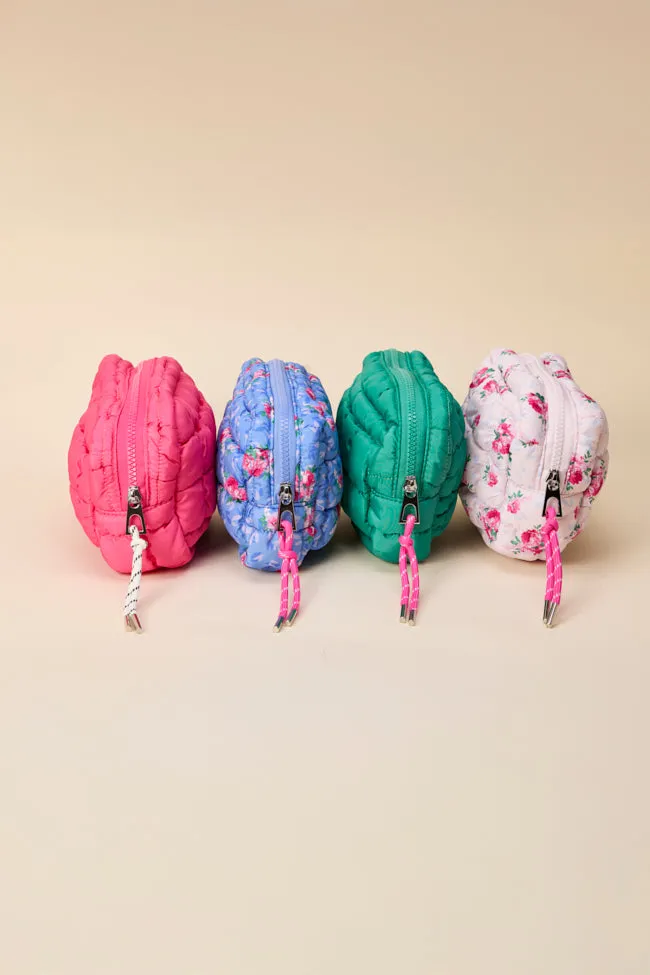 Haylie Blue Floral Quilted Mini Bag sold by Pink Lily product image thumbnail 5