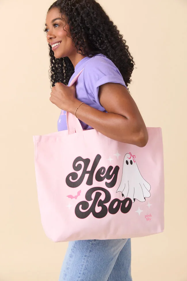 GWP - Hey Boo Tote Bag (FREE at Checkout) sold by Pink Lily