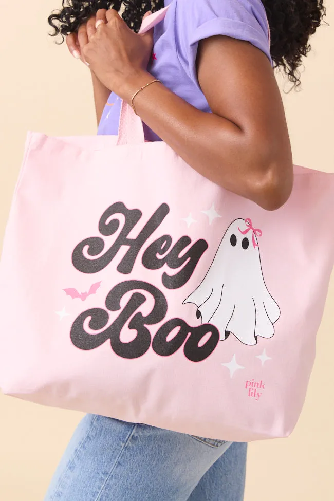 GWP - Hey Boo Tote Bag (FREE at Checkout) sold by Pink Lily product image thumbnail 2
