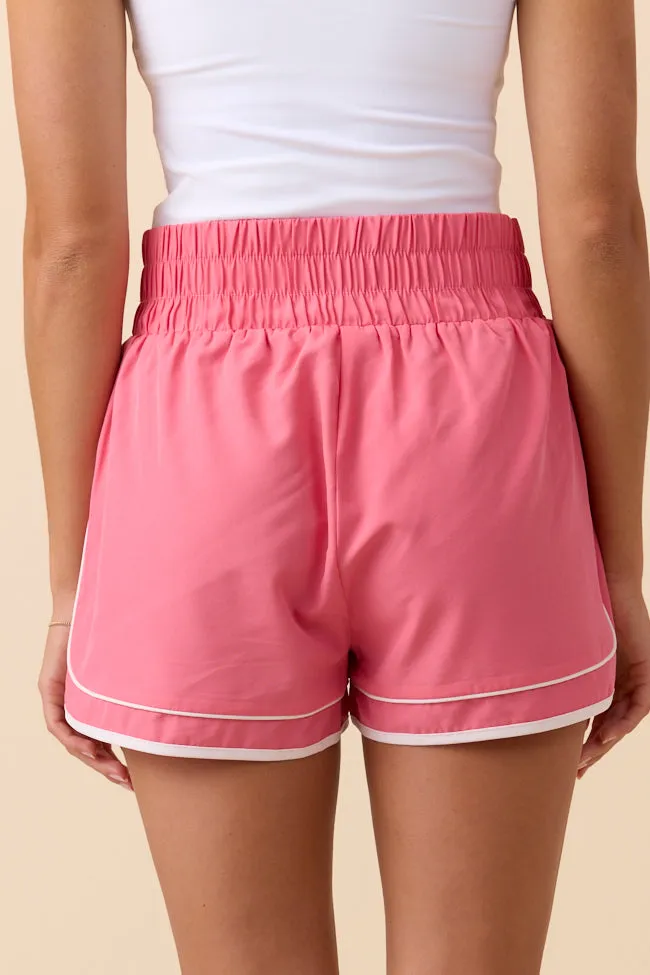 Kyra Pink Contrast Trim Shorts FINAL SALE sold by Pink Lily product image thumbnail 5