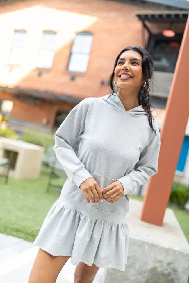 Erin Grey Hoodie Mini Dress FINAL SALE sold by Pink Lily product image thumbnail 2