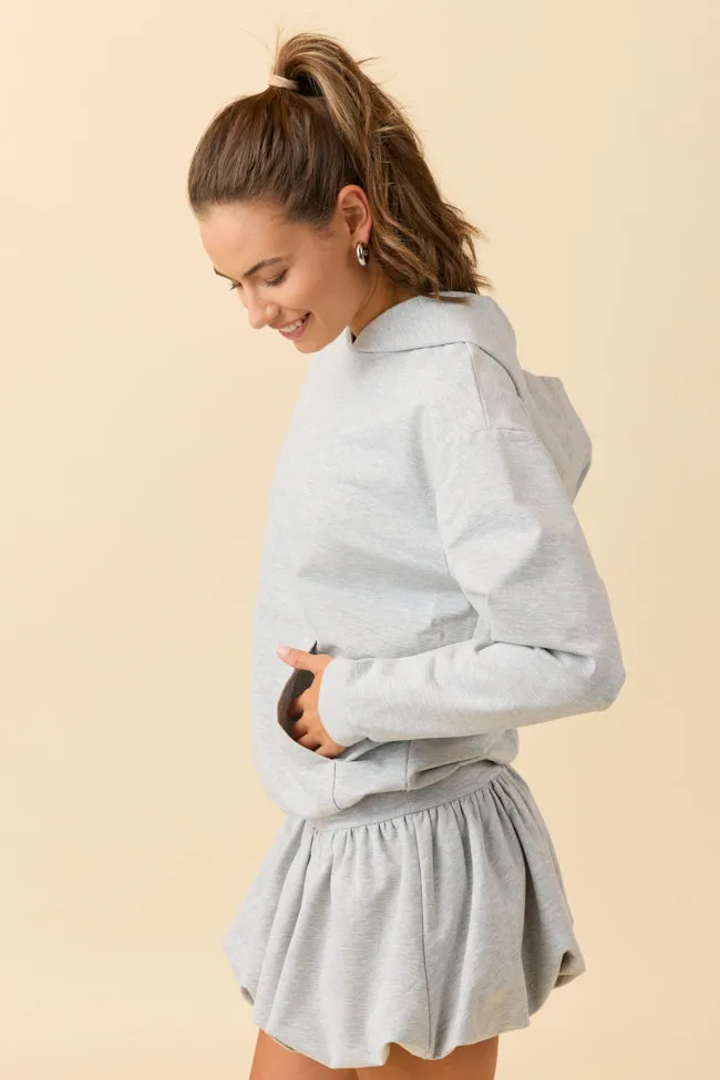 Erin Grey Hoodie Mini Dress FINAL SALE sold by Pink Lily product image thumbnail 5