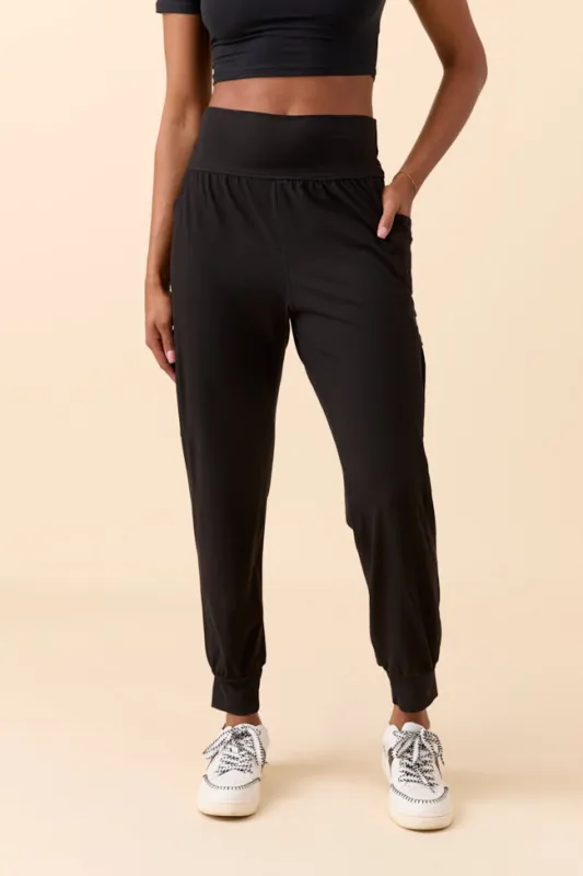 Randi Black Jogger SALE sold by Pink Lily
