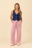 My Favorite Dark Wash Stretch Denim Vest sold by Pink Lily