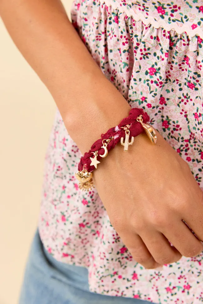 Haven Wine Bandana Charm Bracelet sold by Pink Lily product image thumbnail 2