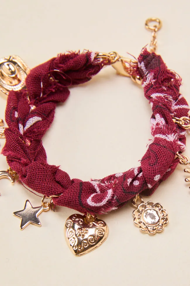 Haven Wine Bandana Charm Bracelet sold by Pink Lily product image thumbnail 3
