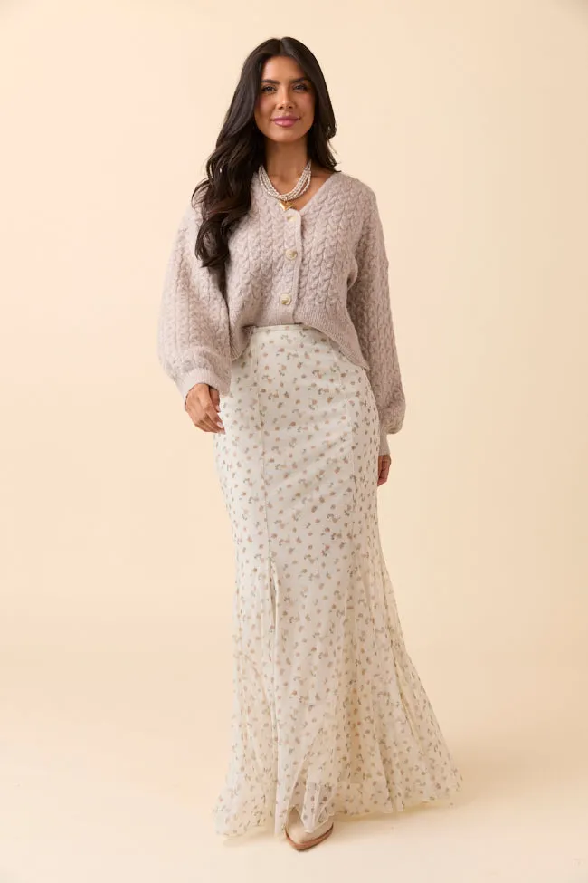 Heather Tan V-Neck Cardigan sold by Pink Lily product image thumbnail 4