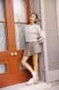 Heather Taupe V-Neck Cardigan sold by Pink Lily