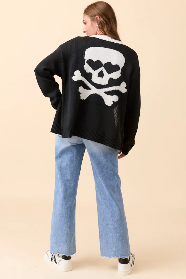 Annabelle Black and White Skull Cardigan FINAL SALE sold by Pink Lily product image thumbnail 5