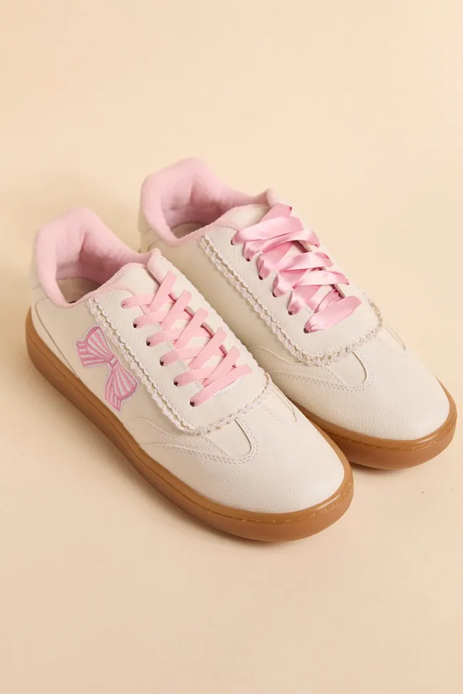Mahryn Pink Bow Sneakers FINAL SALE sold by Pink Lily product image thumbnail 3