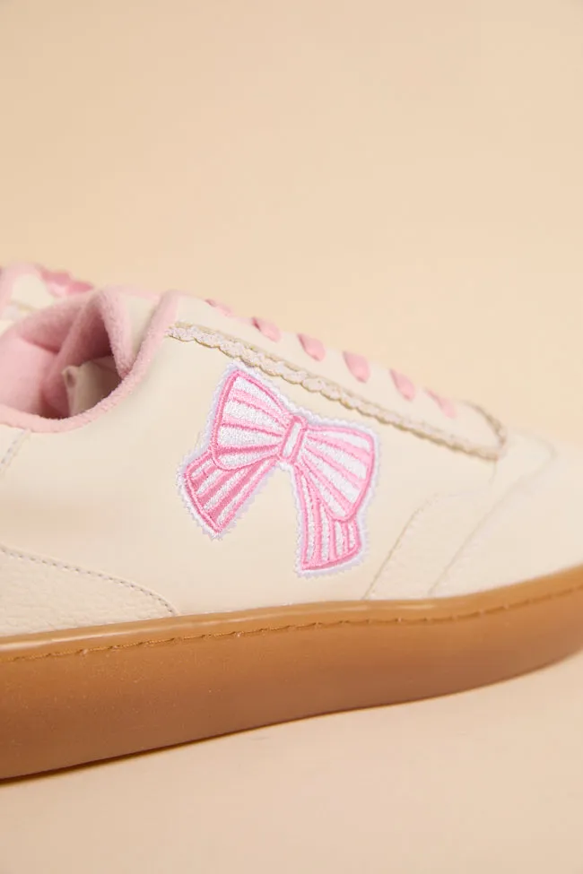 Mahryn Pink Bow Sneakers FINAL SALE sold by Pink Lily product image thumbnail 2