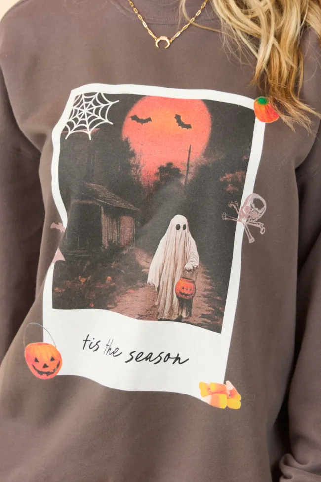 'Tis The Season Halloween Photo Print Mocha Graphic Sweatshirt SALE sold by Pink Lily product image thumbnail 2