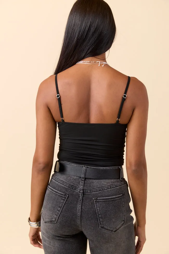 Talia Black Twist Front Tank sold by Pink Lily product image thumbnail 4