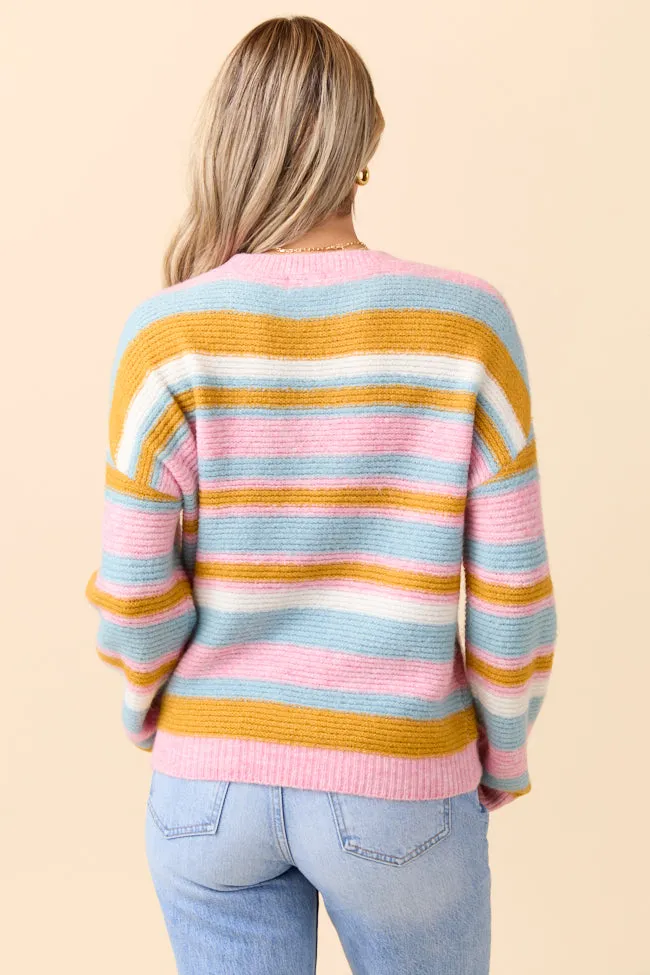 Starla Multi Striped Sweater FINAL SALE sold by Pink Lily product image thumbnail 5
