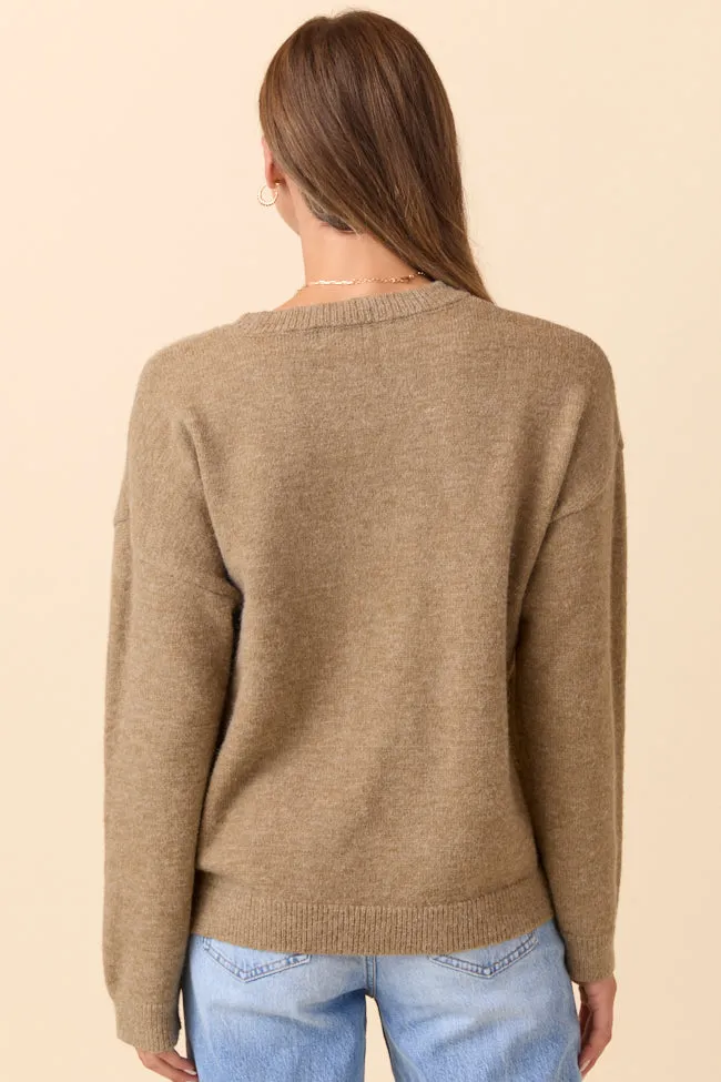 Callie White Star Beige Sweater FINAL SALE sold by Pink Lily product image thumbnail 4