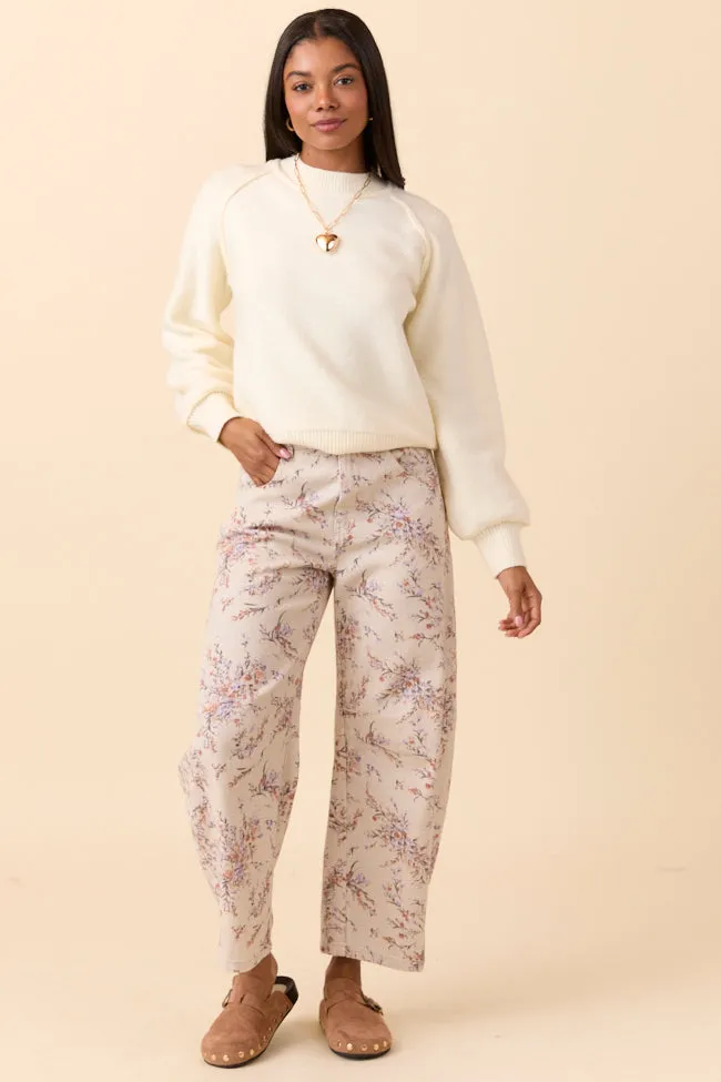 Lisa Ivory Crewneck Sweater FINAL SALE sold by Pink Lily product image thumbnail 4