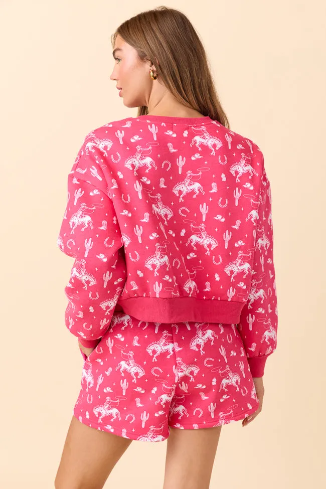 Shiloh Pink Western Icon Lounge Set FINAL SALE sold by Pink Lily product image thumbnail 5