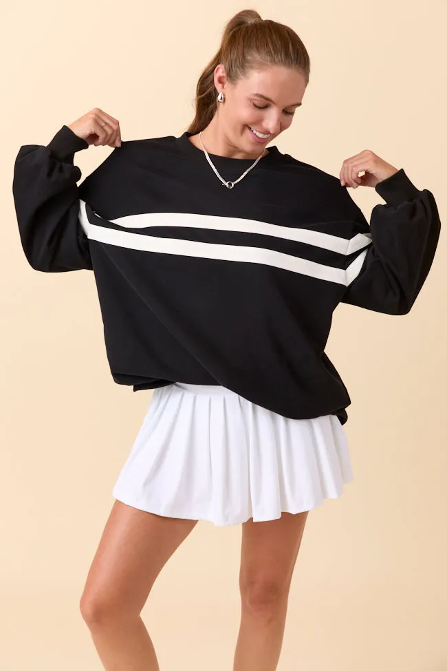 Power Moves Black Sweatshirt FINAL SALE sold by Pink Lily product image thumbnail 3