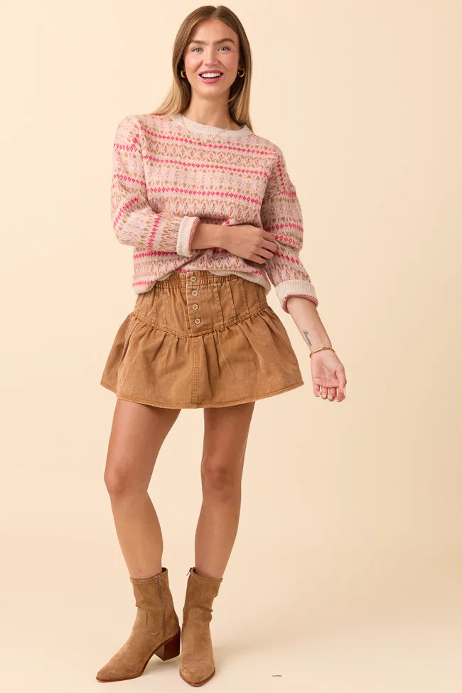 Sophie Brown Ruffle Skort sold by Pink Lily product image thumbnail 2