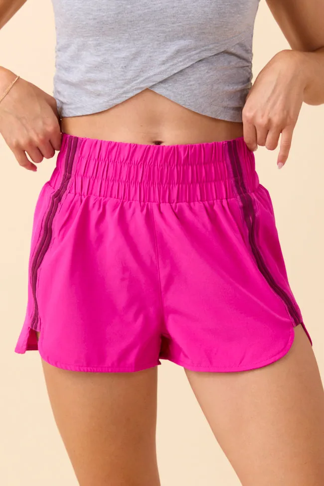 Tempest Pink Striped Trim Detail Active Shorts FINAL SALE sold by Pink Lily product image thumbnail 2