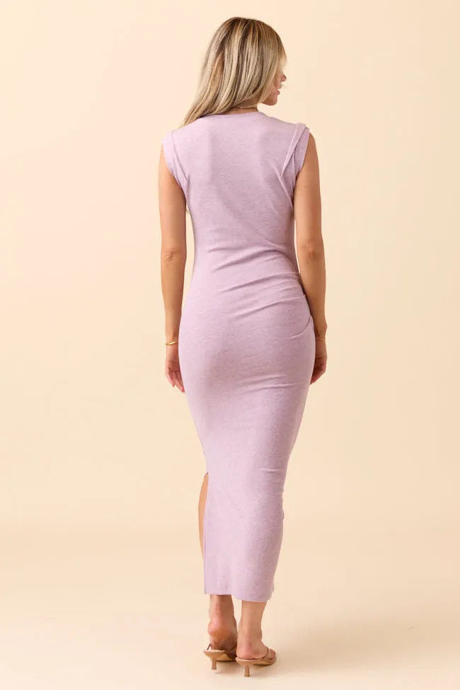 Tara Lavender Knit Maxi Dress SALE sold by Pink Lily product image thumbnail 4