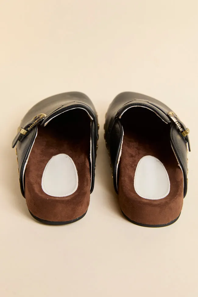 Toni Black Studded Clogs SALE sold by Pink Lily product image thumbnail 4