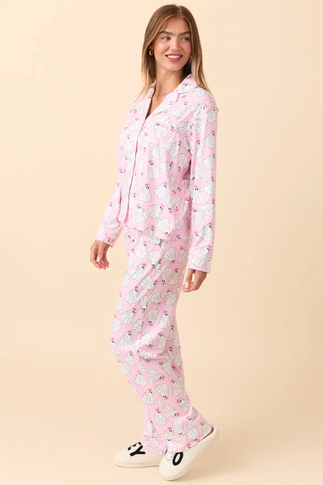 Literally Just A Ghoul Pajama Set sold by Pink Lily product image thumbnail 5