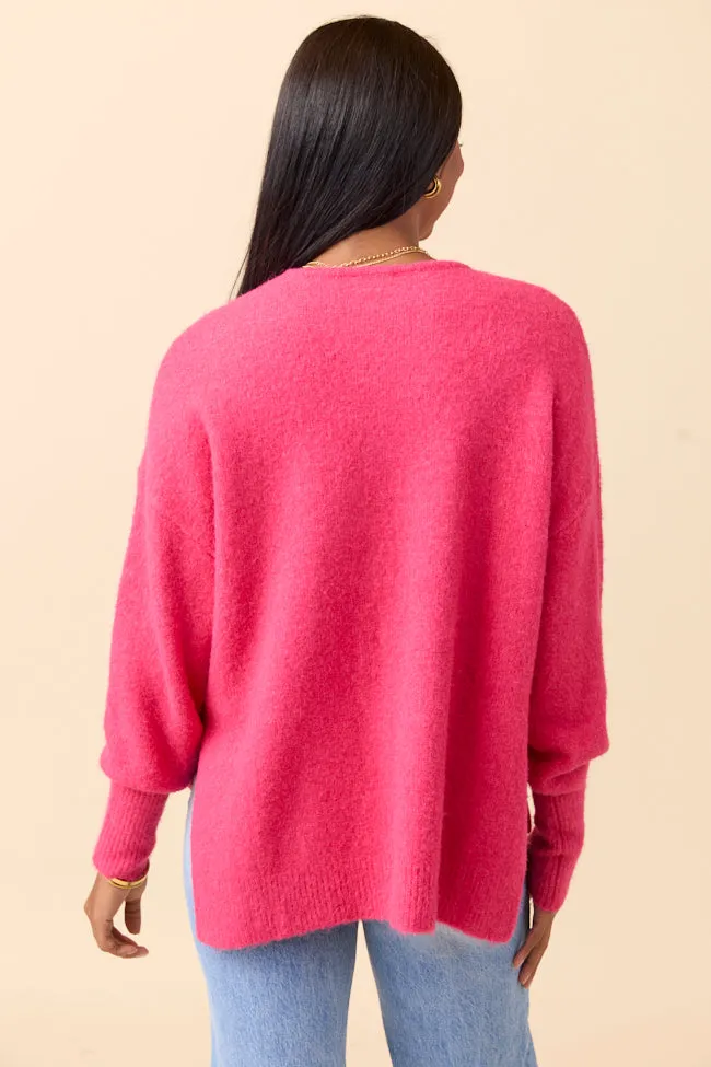Flora Red Oversized Pullover FINAL SALE sold by Pink Lily product image thumbnail 5