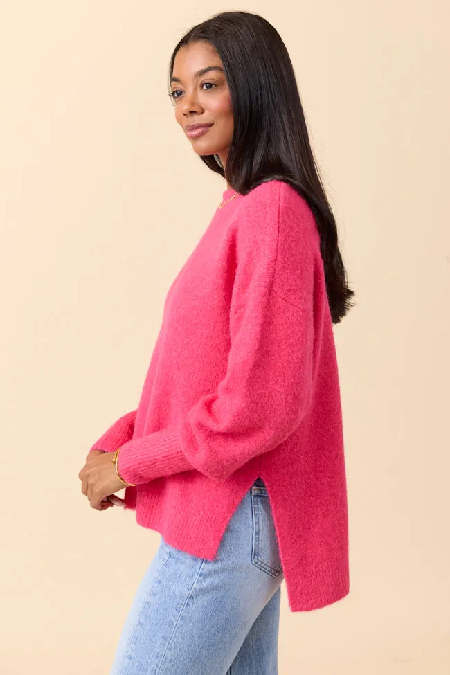 Flora Red Oversized Pullover FINAL SALE sold by Pink Lily product image thumbnail 4