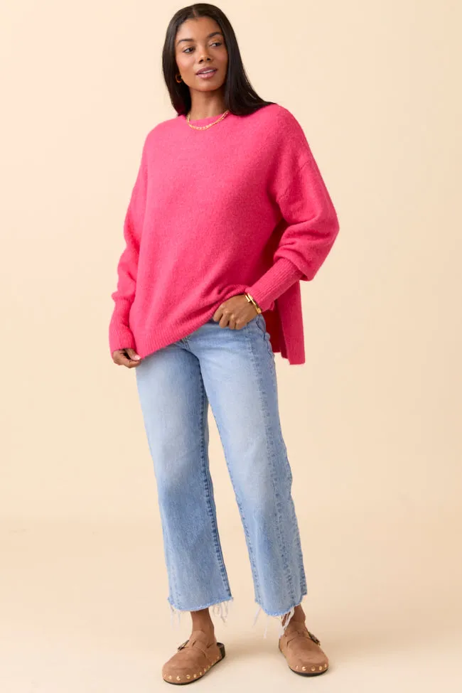 Flora Red Oversized Pullover FINAL SALE sold by Pink Lily product image thumbnail 2