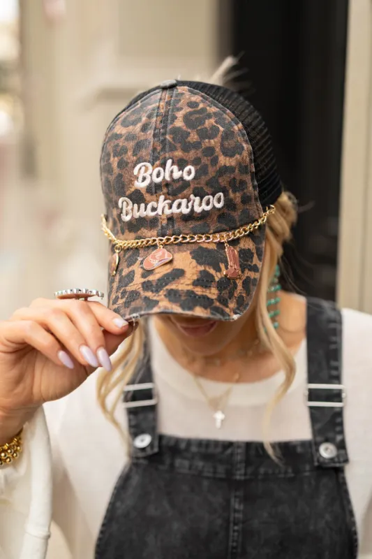 The Boho Buckaroo Western Charm Trucker Hat Just Classically Cassidy X Pink Lily made by Pink Lily