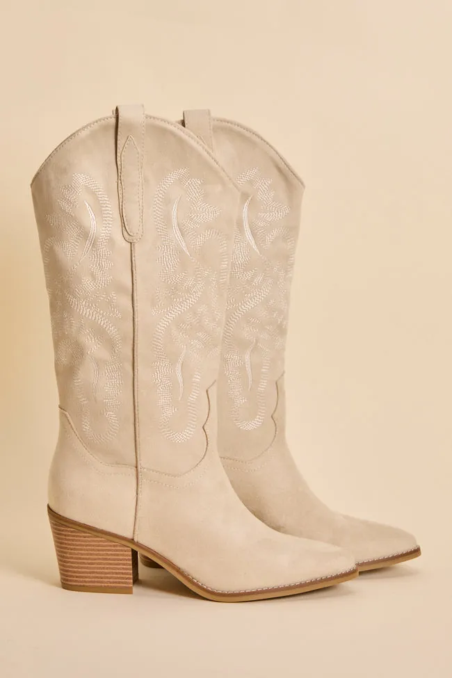 Crosley Tan Western Boots sold by Pink Lily product image thumbnail 2